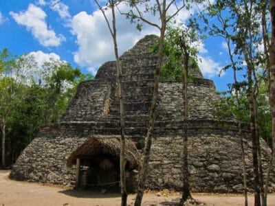 Coba crossroads temple