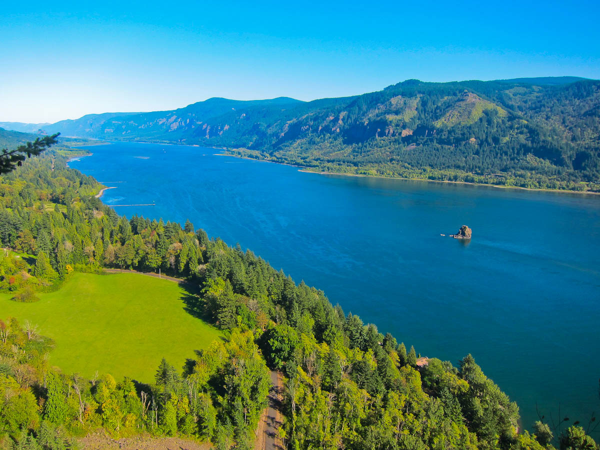 View of the Columbia River from Washington